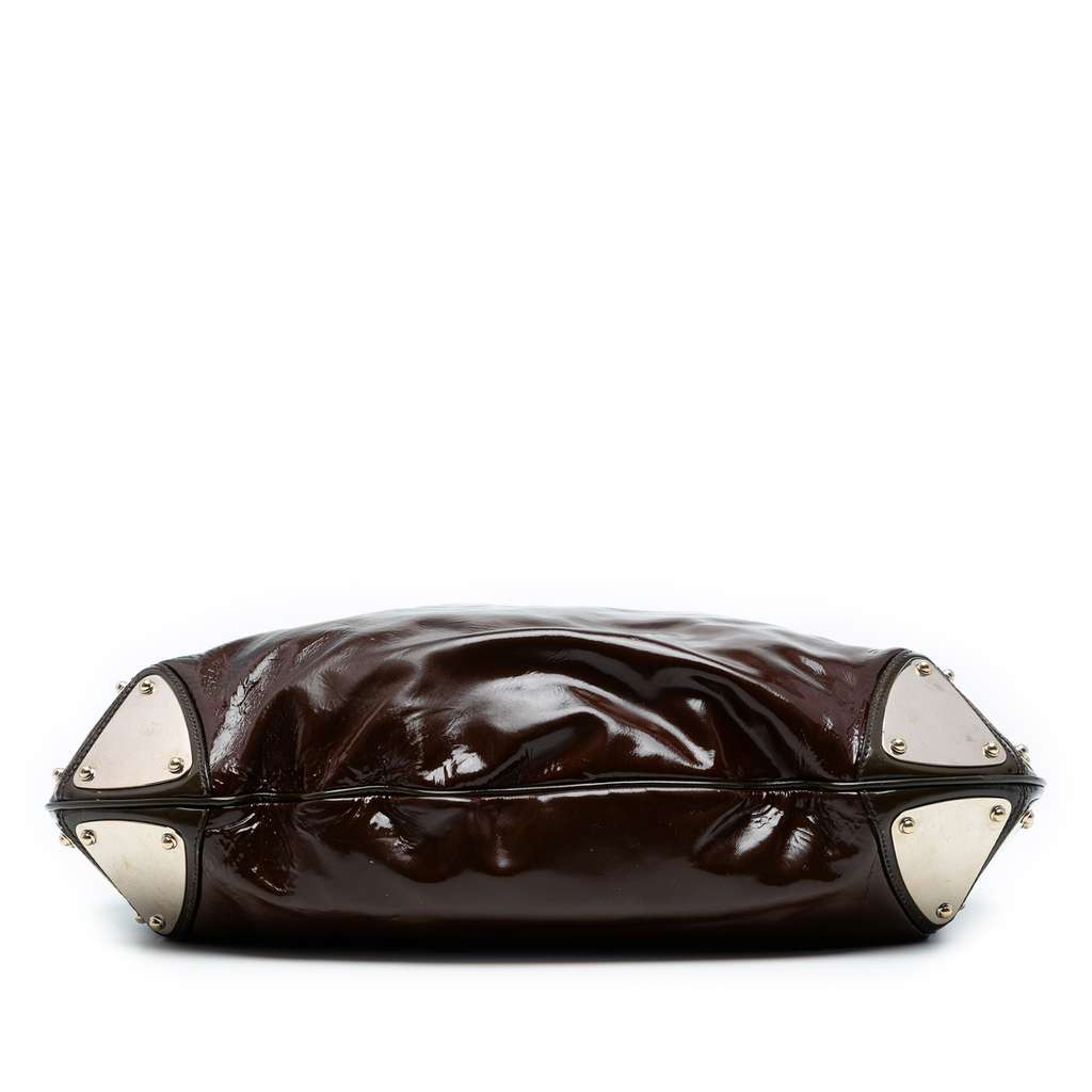 Gucci Large Patent Indy Hobo - 3