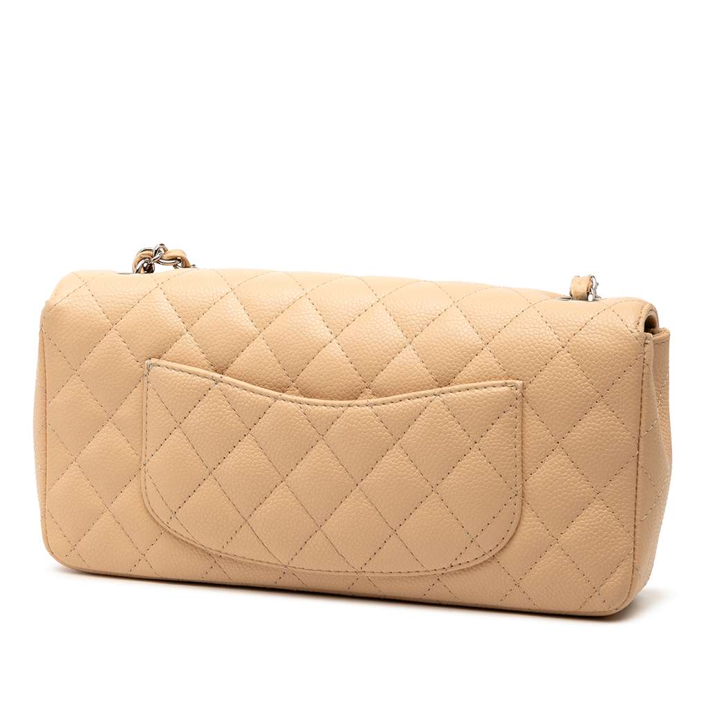 Chanel Classic Caviar East West Single Flap - 2
