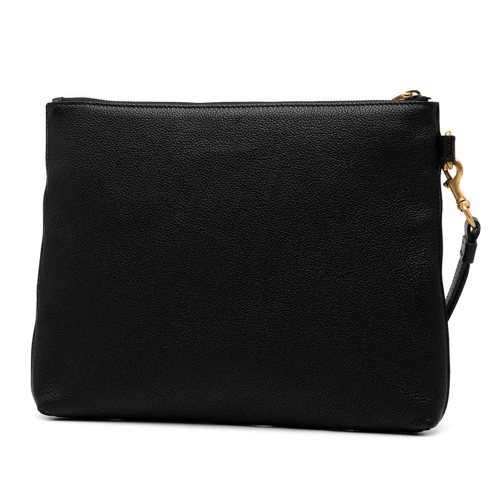 Gucci Leather Logo Clutch - 2