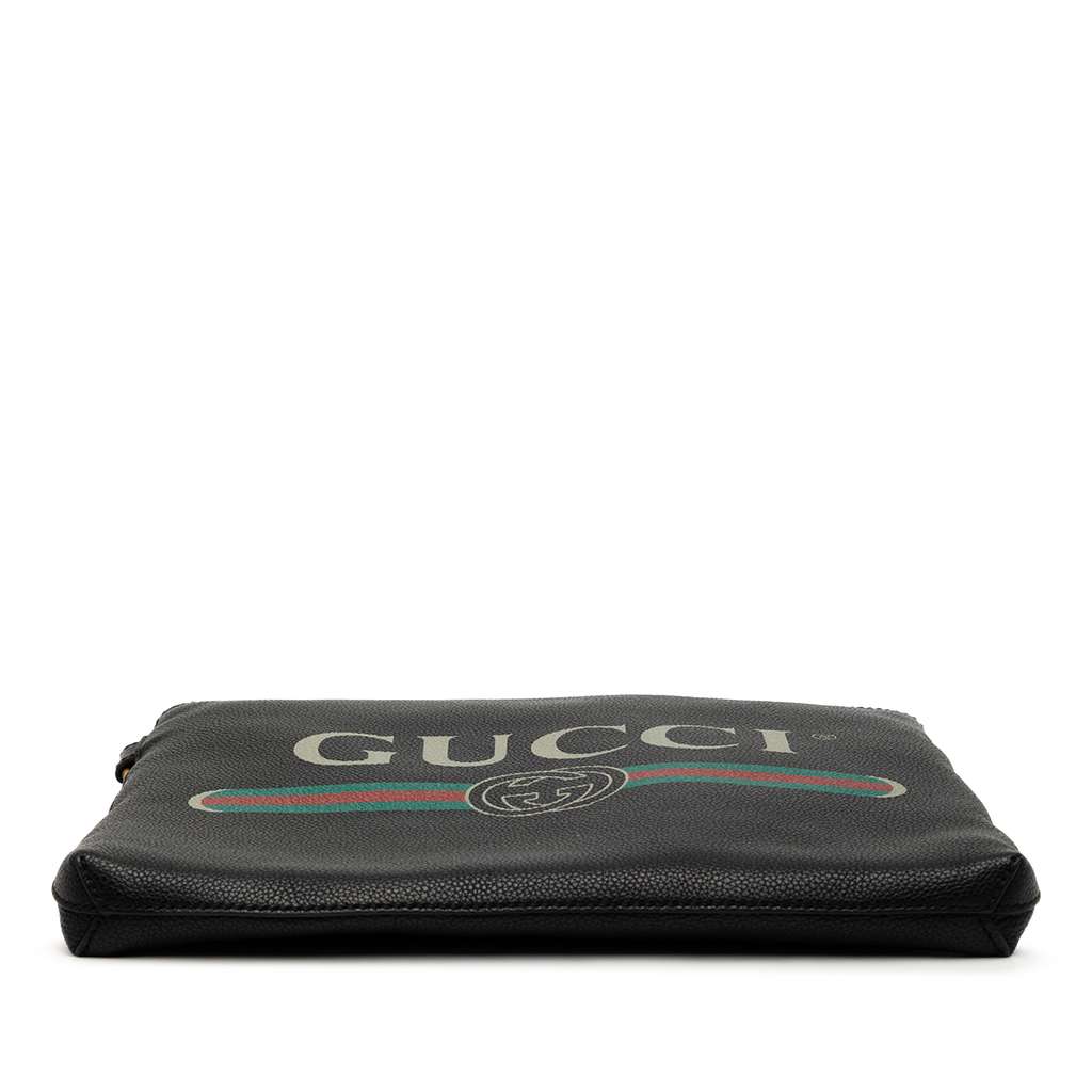 Gucci Leather Logo Clutch - 3