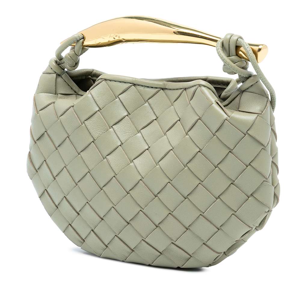 Bottega Veneta Baby Lambskin Intrecciato Sardine - 2