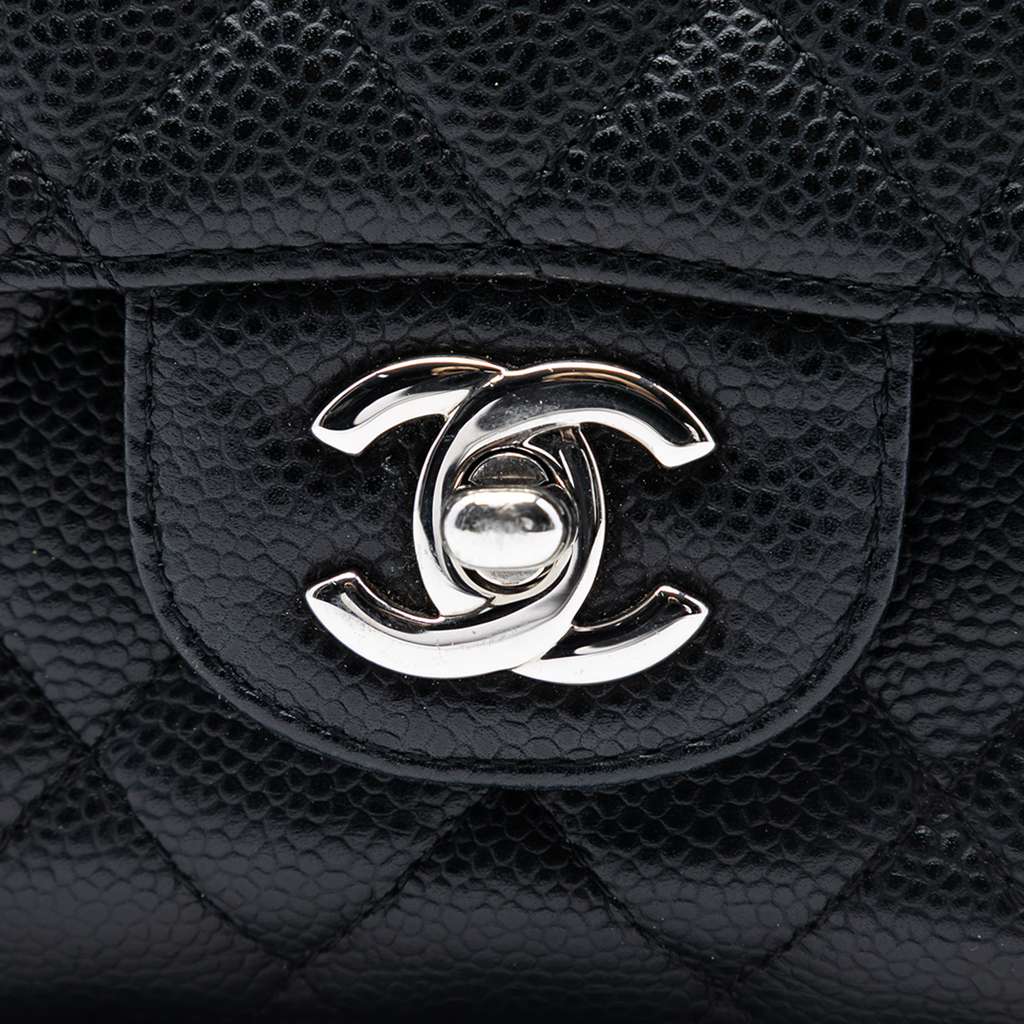 Chanel Medium Classic Caviar Double Flap - 5