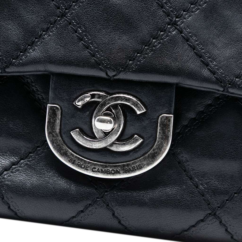 Chanel Paris Edinburgh Jumbo Quilted Calfskin Coco Sporran Flap - 5