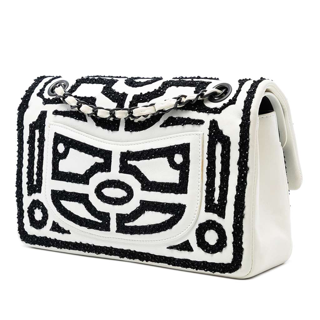 Chanel Medium Embroidered Lambskin Garden of Versailles Double Flap - 2