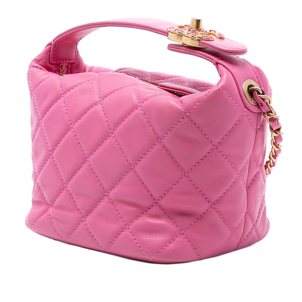 Chanel Small Quilted Lambskin Perfect Meeting Hobo Bag - 2