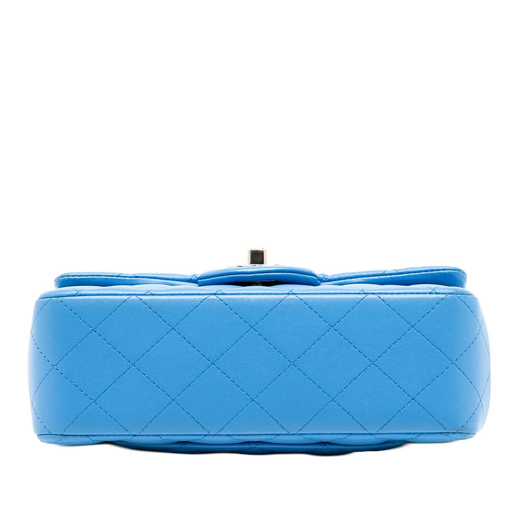 Chanel Mini Rectangular Classic Lambskin Top Handle Flap - 3