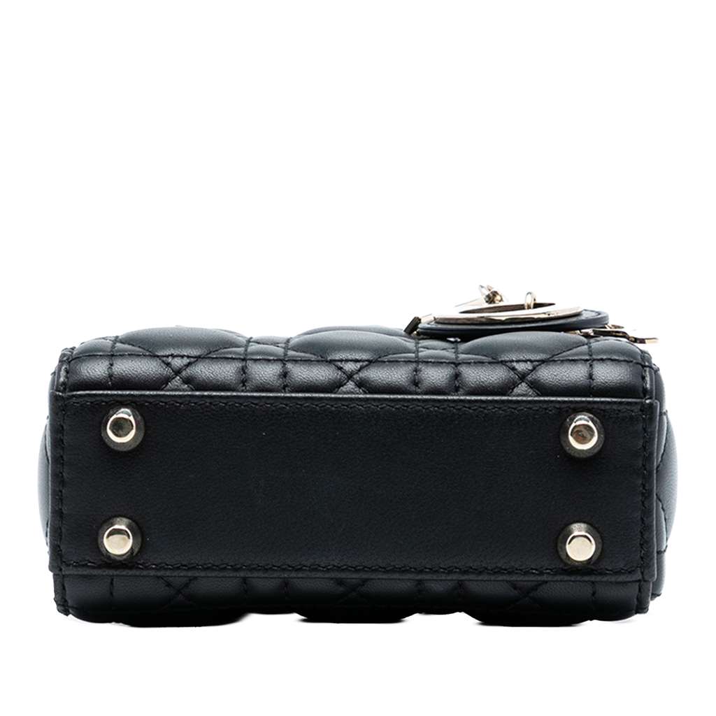 Dior Micro Lambskin Cannage Lady Dior - 3