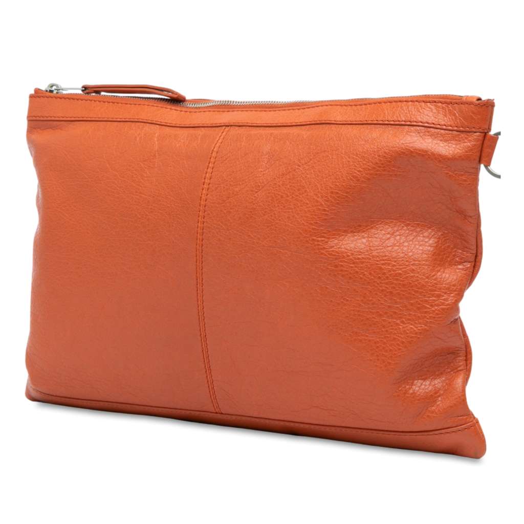 Balenciaga Lambskin Motocross Classic Clip L Clutch - 2