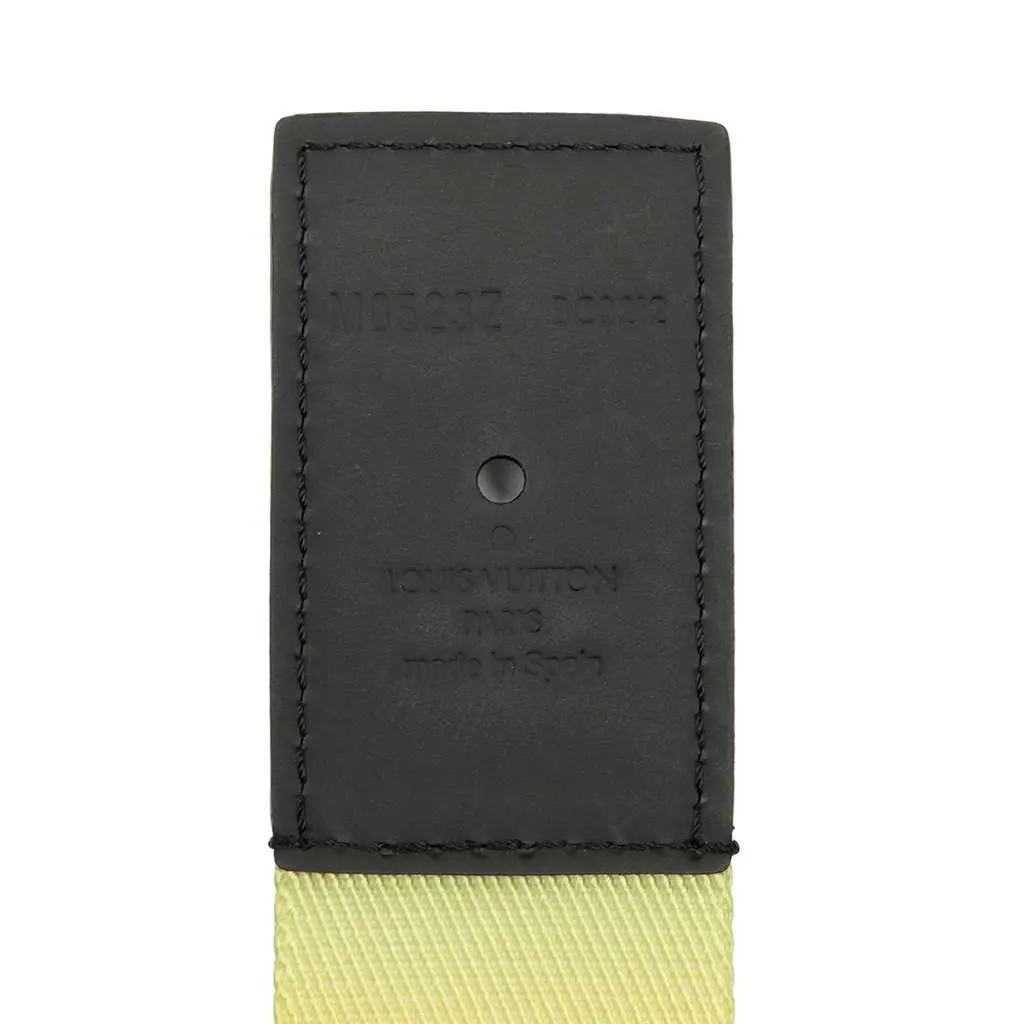 Louis Vuitton Nylon LV Initiales Webbing Belt Green Good - Box View