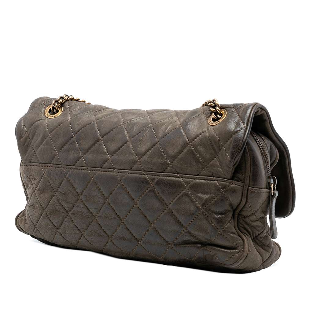 Chanel Large Quilted Iridescent Calfskin Shiva Flap - 2