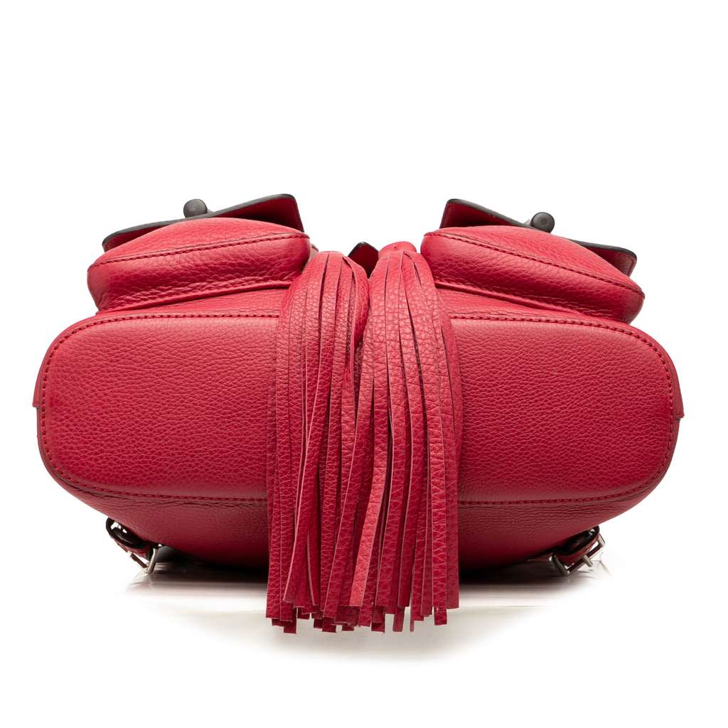 Gucci Leather Bamboo Tassel Backpack - 3