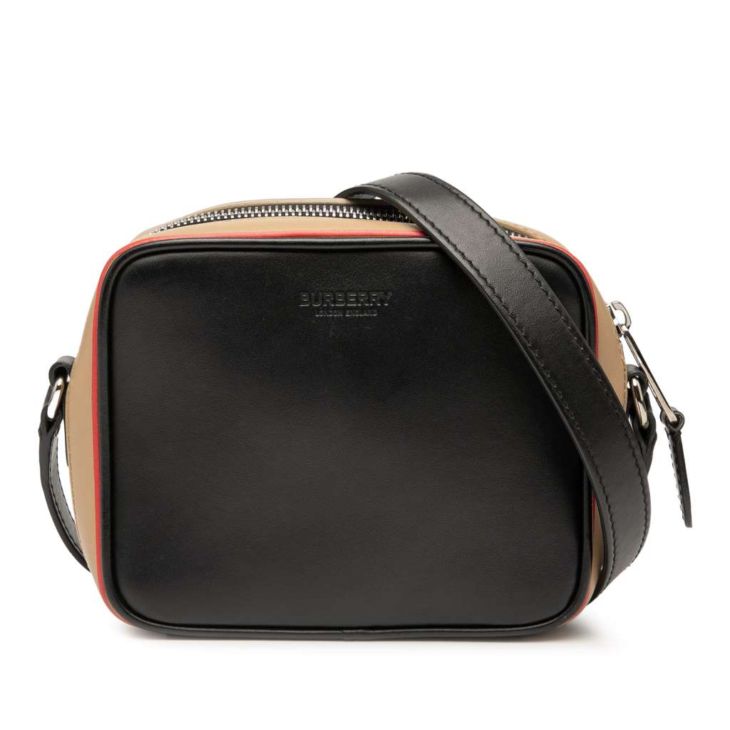 Burberry Leather Icon Stripe Crossbody