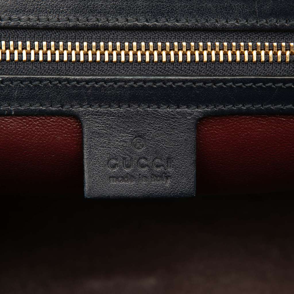 Gucci Small Canvas Horsebit 1955 Satchel - 5