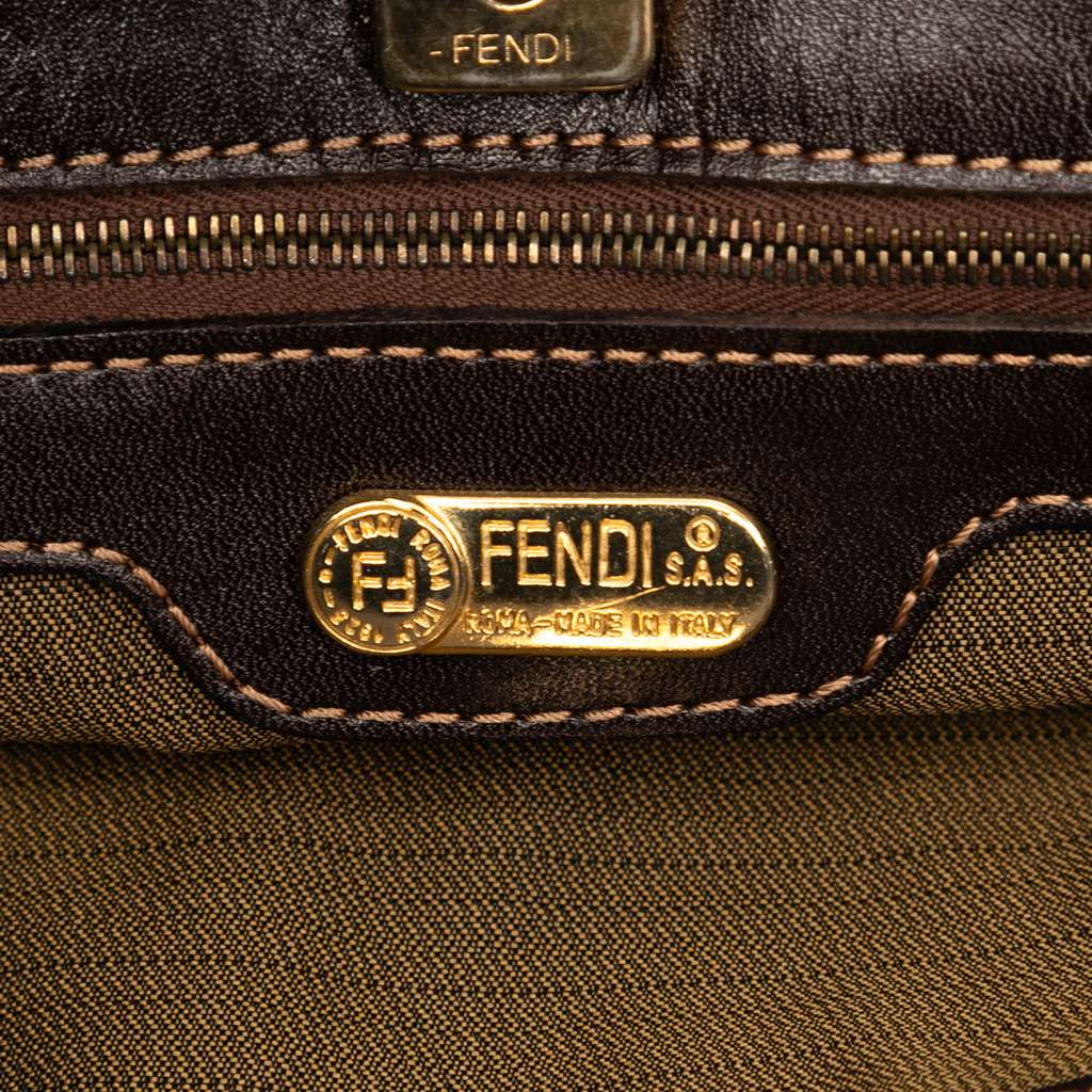 Fendi Zucca Canvas Shoulder Bag - 5