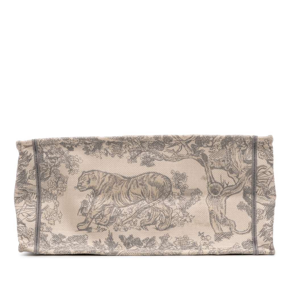 Dior Medium Toile de Jouy Reverse Embroidered Canvas Book Tote - 3