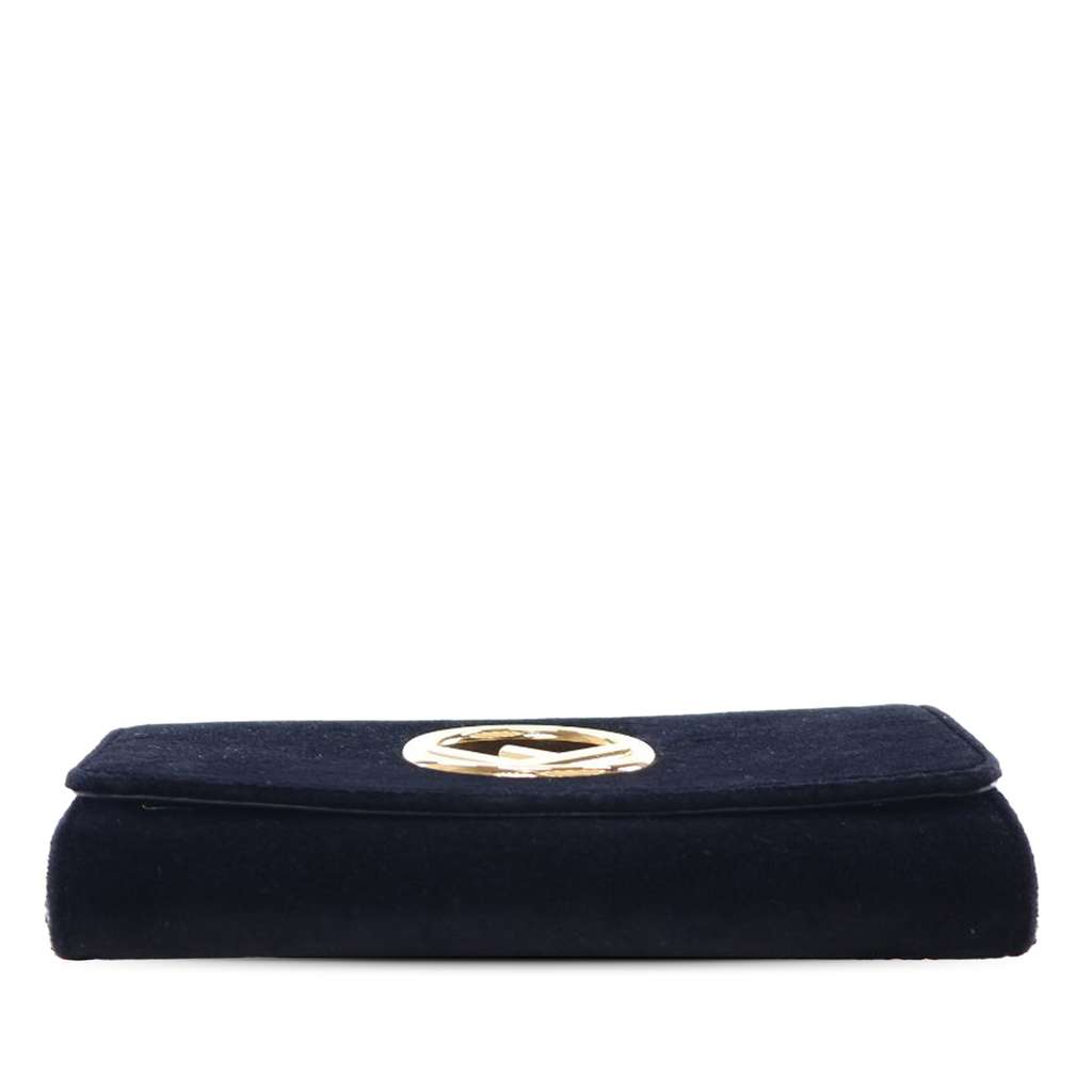 Fendi Velvet F is Fendi Kan I Wallet on Chain - 3