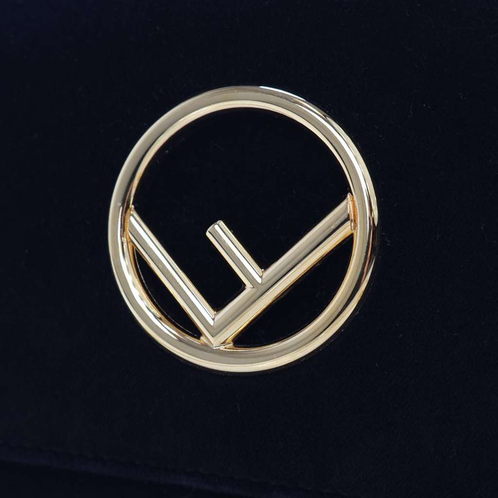 Fendi Velvet F is Fendi Kan I Wallet on Chain - 5