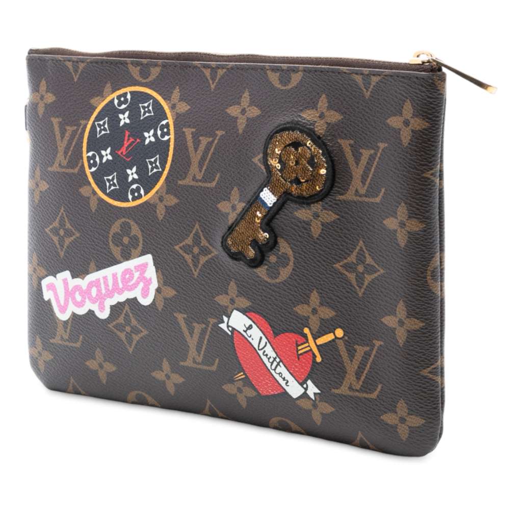 Louis Vuitton Monogram Patches City Pouch - 2