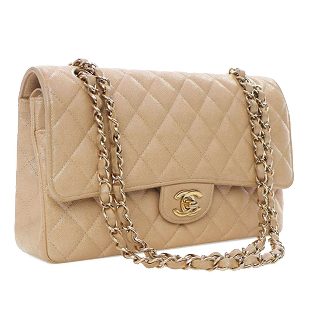 Chanel Medium Classic Iridescent Caviar Double Flap - 3