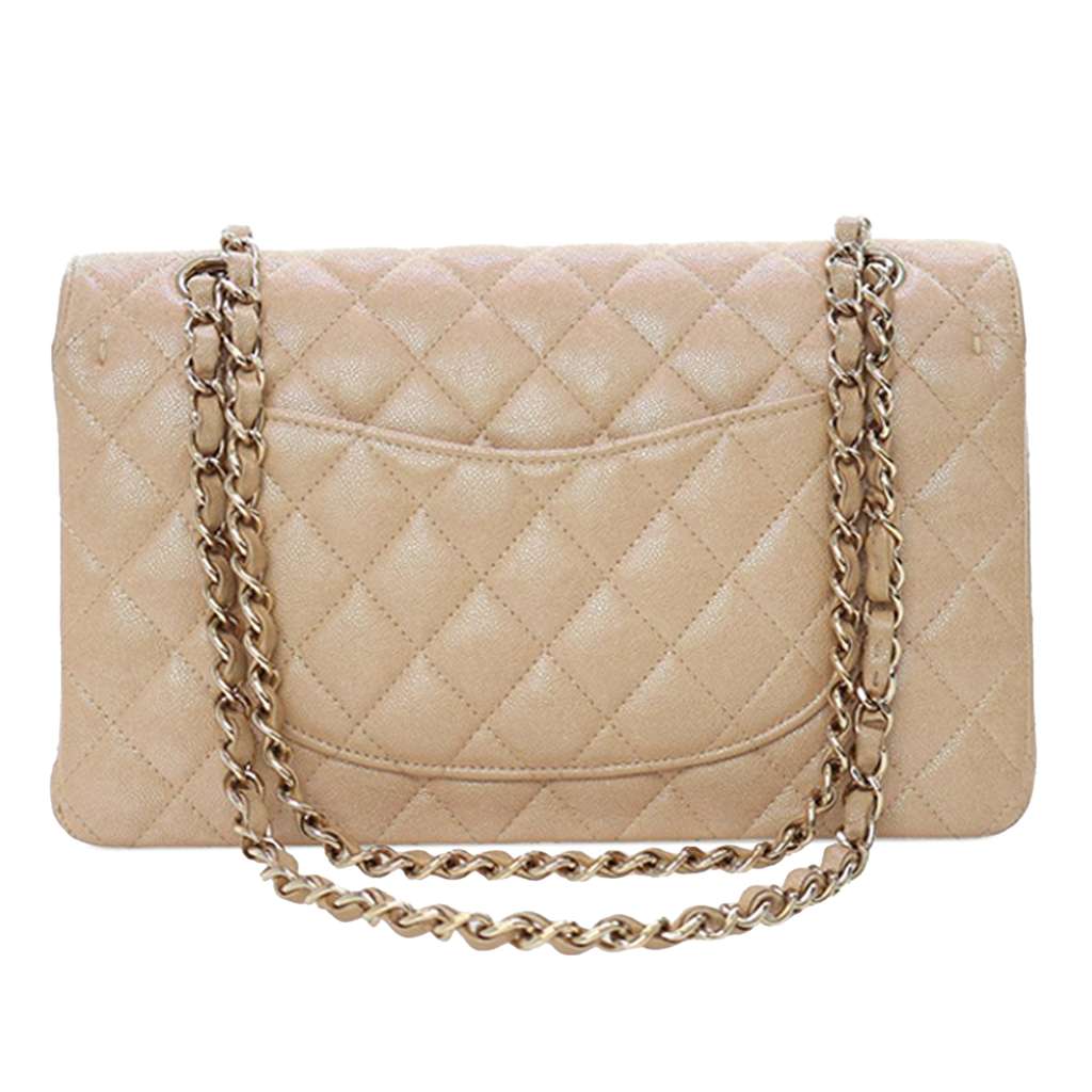 Chanel Medium Classic Iridescent Caviar Double Flap - 4