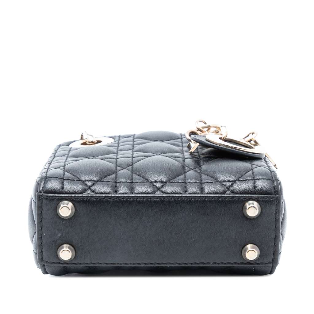 Dior Micro Lambskin Cannage Lady Dior - 3
