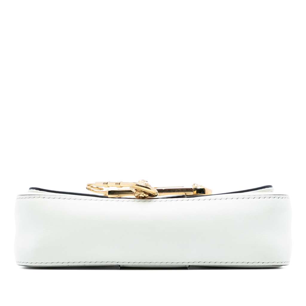 Fendi Versace Vitello Seta Fendace Mini Brooch Baguette Satchel - 3