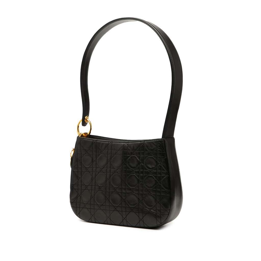 Dior Lambskin Cannage Shoulder Bag - 2