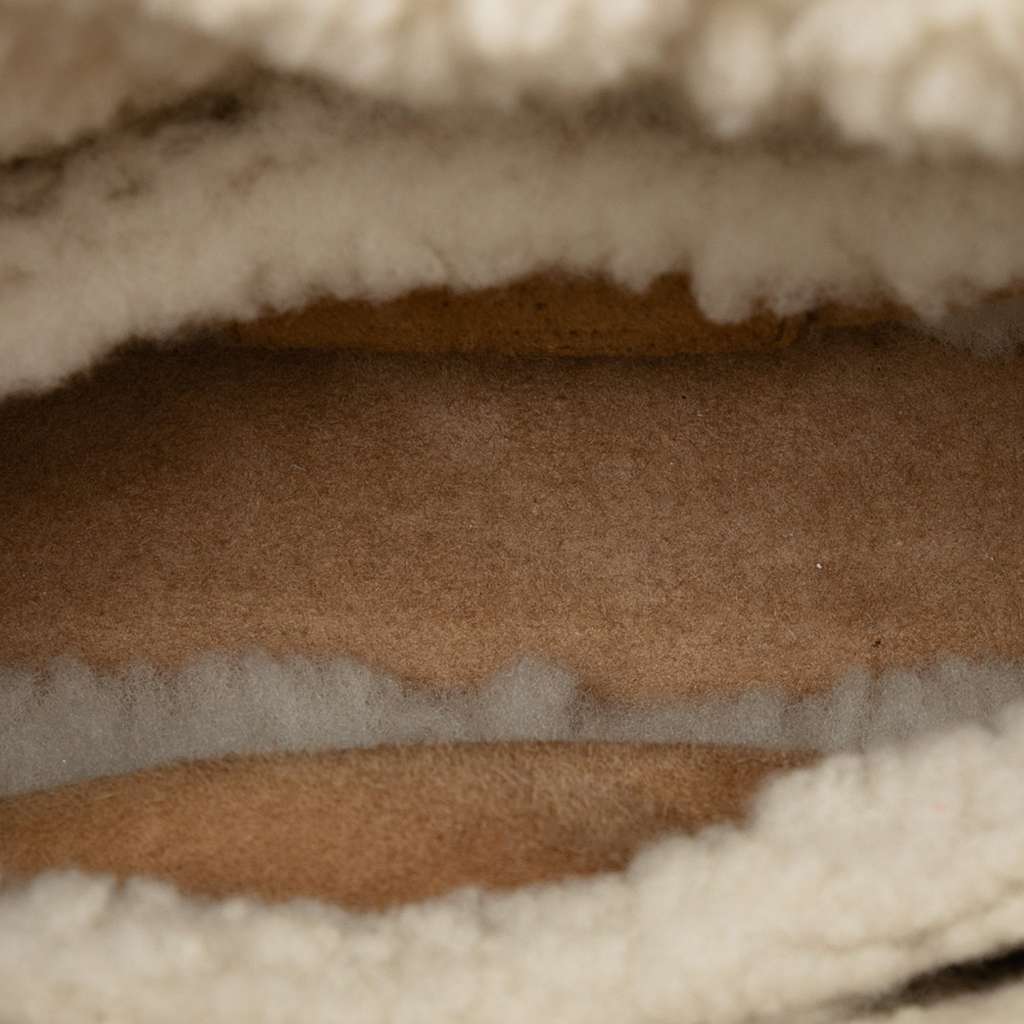 Dior Mini Suede Cannage with Shearling Trim Lady Dior - 4