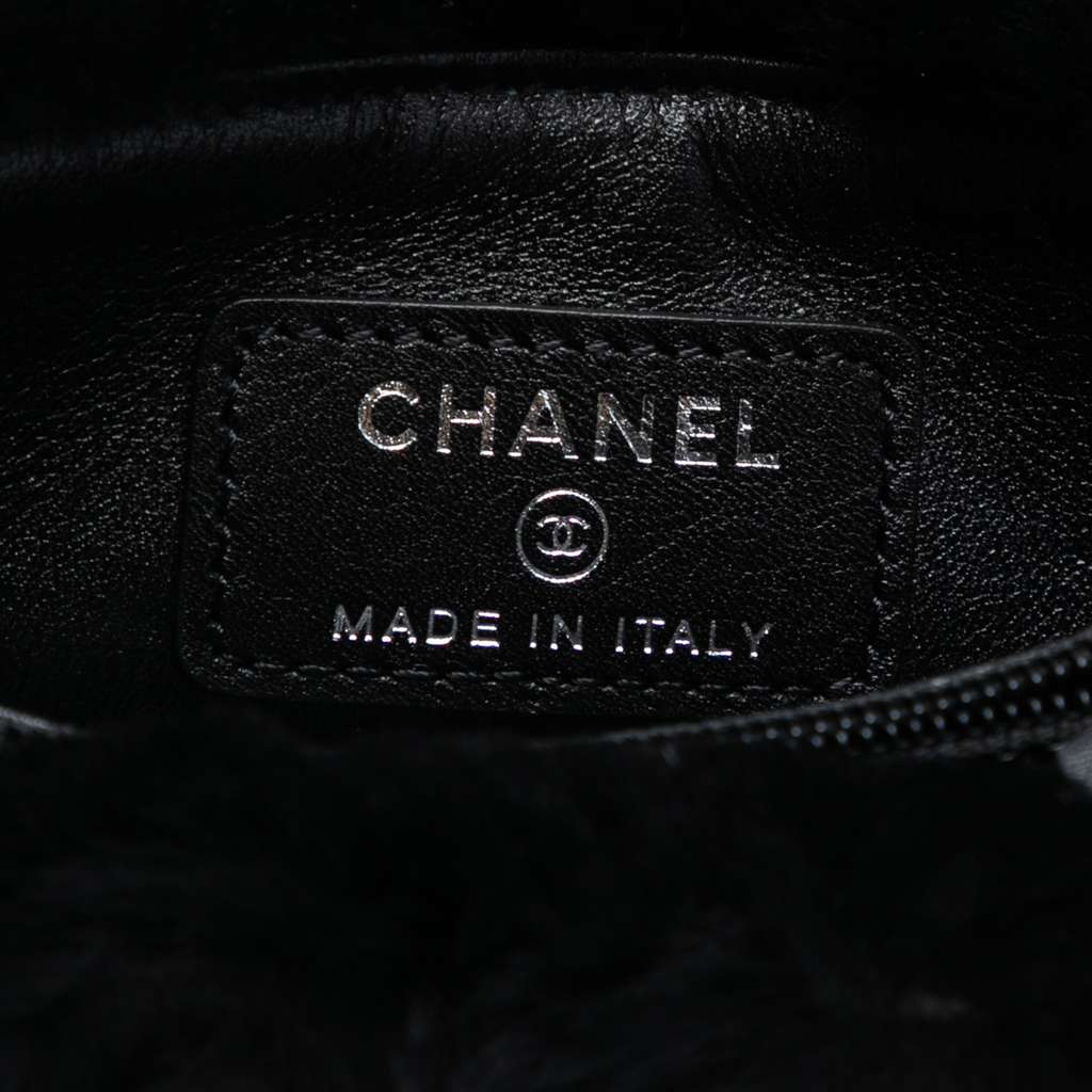 Chanel CC Shearling Orirag Multi Pouch - 5