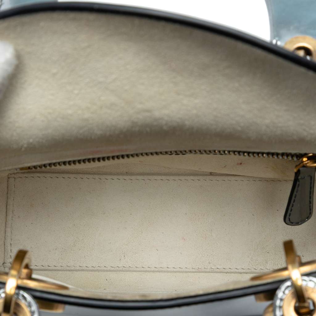 Dior Mini Metallic Patent Lady Dior - 4