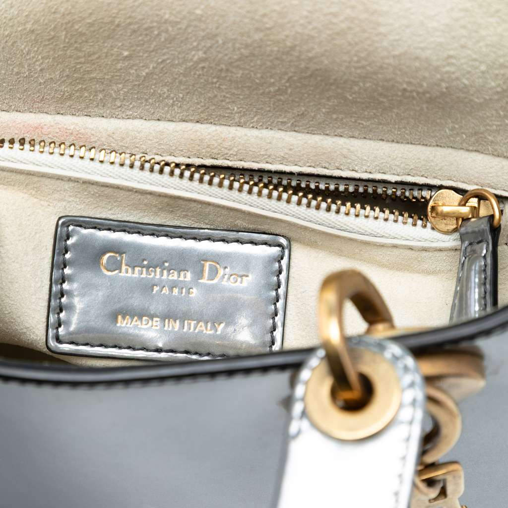 Dior Mini Metallic Patent Lady Dior - 5