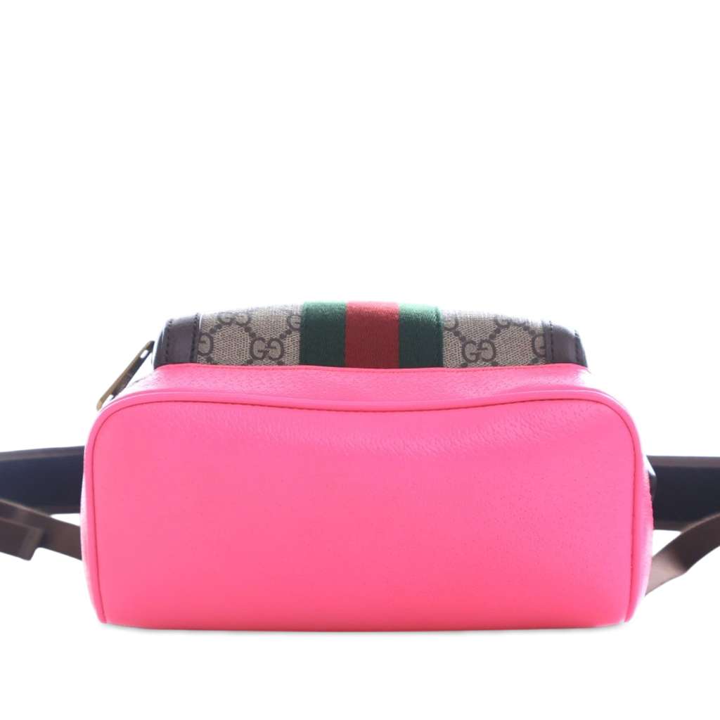 Gucci Small GG Supreme Ophidia Web Backpack - 3