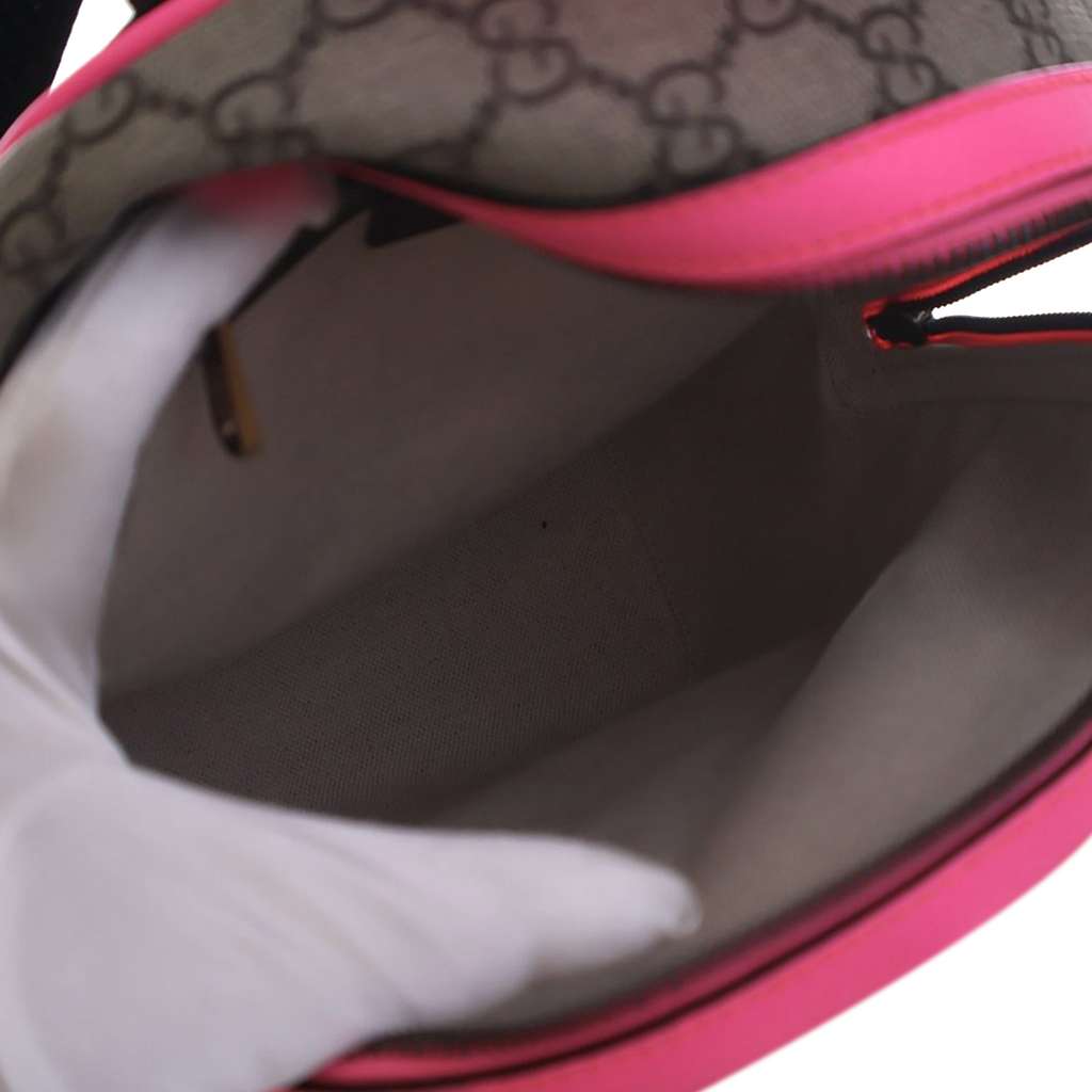 Gucci Small GG Supreme Ophidia Web Backpack - 4