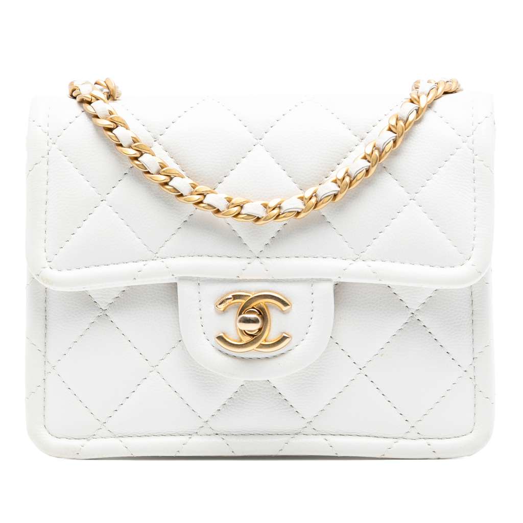 Chanel Mini Quilted Caviar Sweet Classic Flap