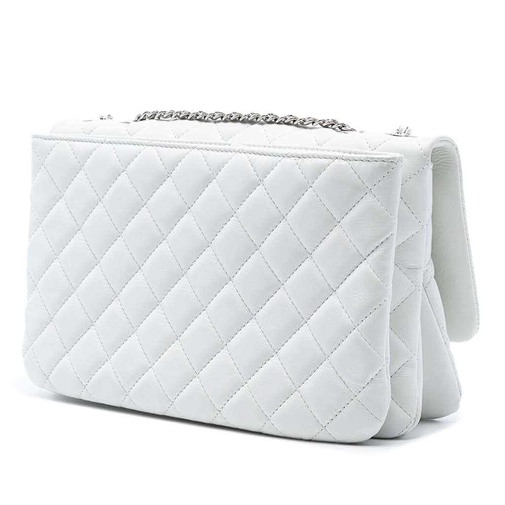Chanel Jumbo Quilted Lambskin 3 Accordion Flap - 2