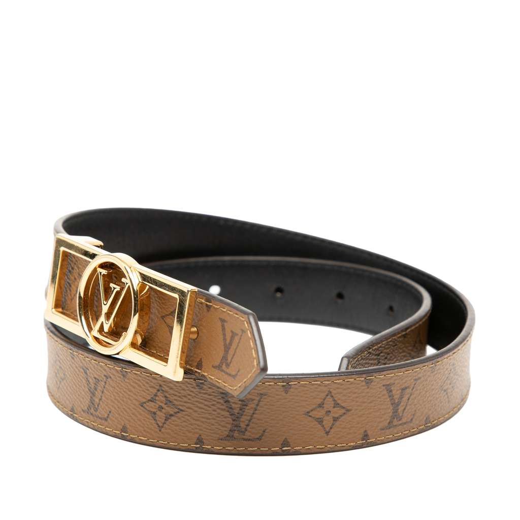 Louis Vuitton Monogram Reverse Dauphine Reversible Belt - 2