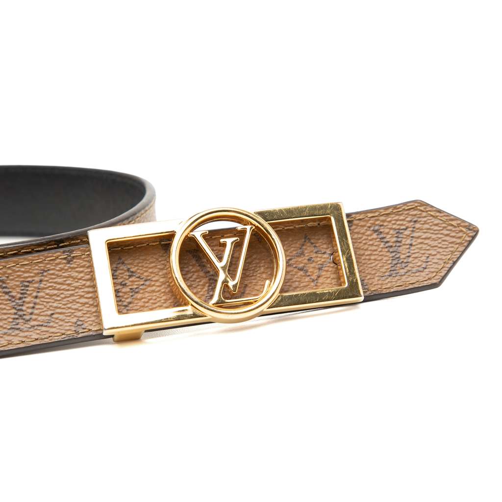 Louis Vuitton Monogram Reverse Dauphine Reversible Belt - 4