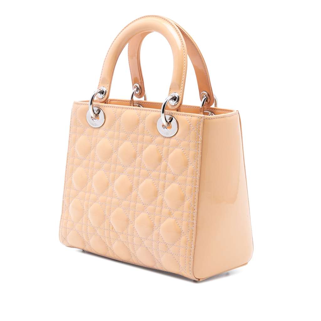 Dior Medium Patent Cannage Lady Dior - 2