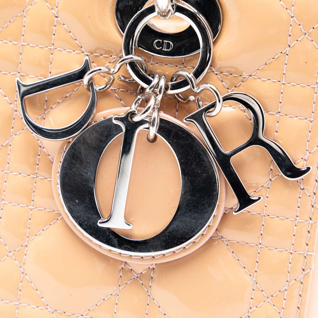 Dior Medium Patent Cannage Lady Dior - 5