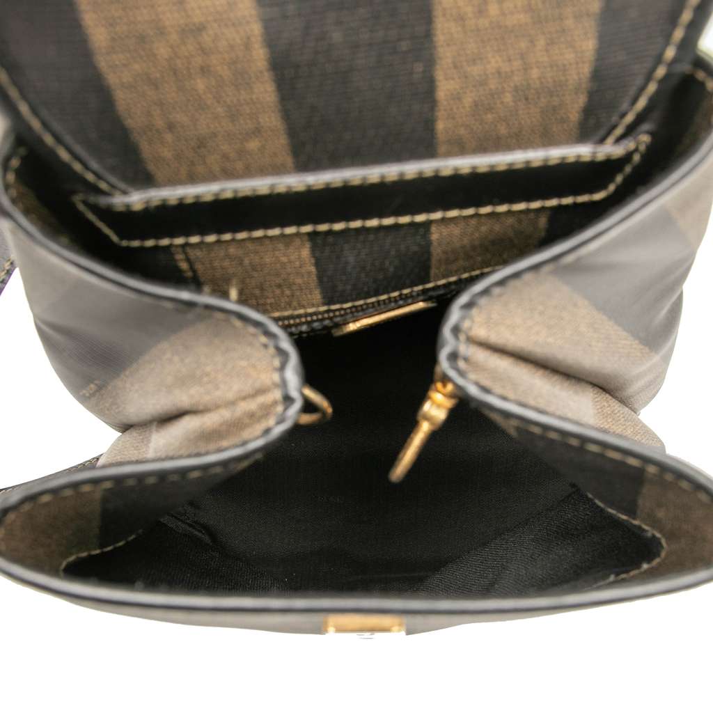 Fendi Pequin Coated Canvas Sling Bag - 4