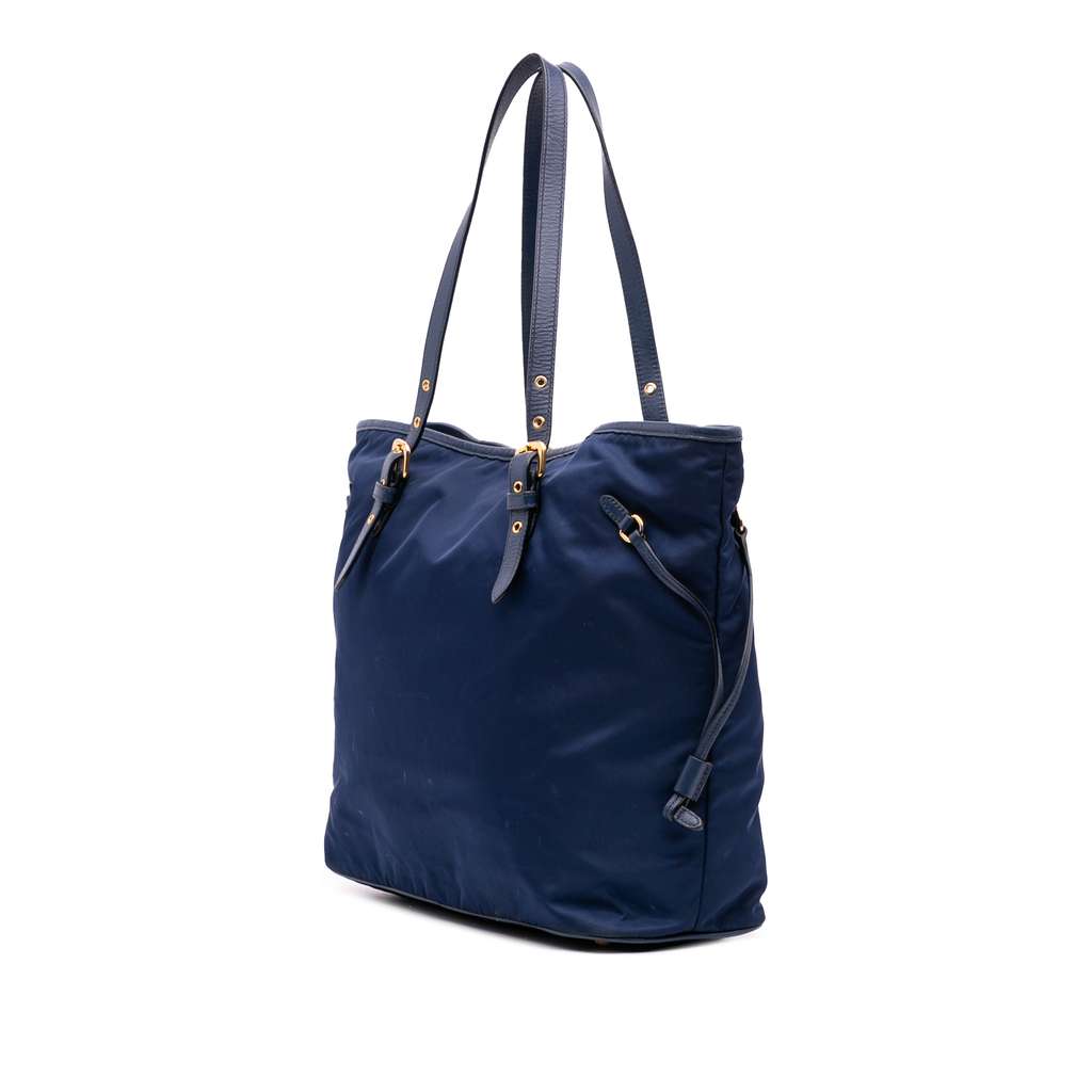 Prada Saffiano Trimmed Tessuto Tote - 2