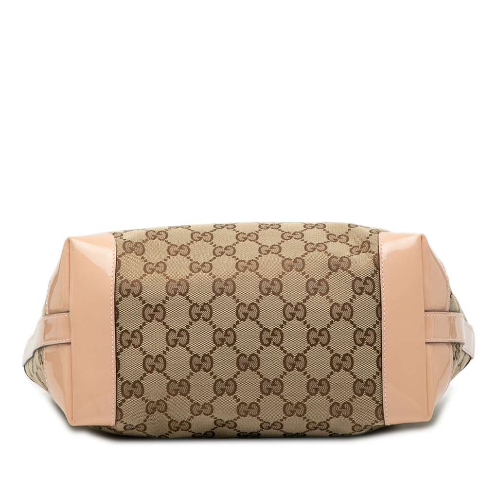 Gucci GG Canvas Bamboo Childrens Tote - 3