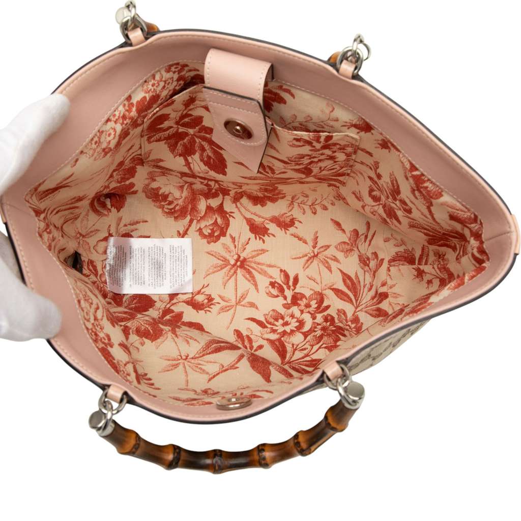 Gucci GG Canvas Bamboo Childrens Tote - 4
