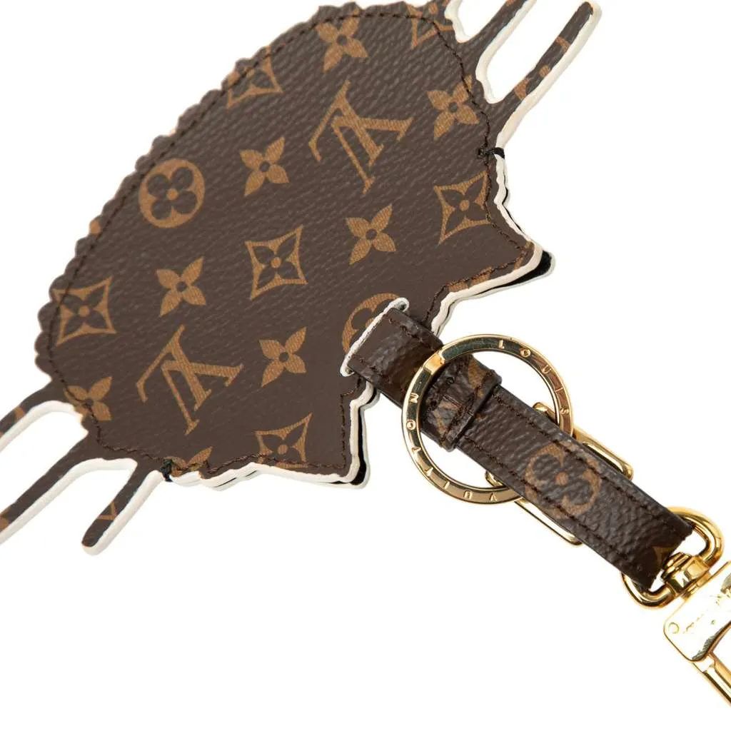 Louis Vuitton Limited Edition Grace Coddington Epi and Monogram Catogram Key Holder and Bag Charm Black Leather Good - Inside View