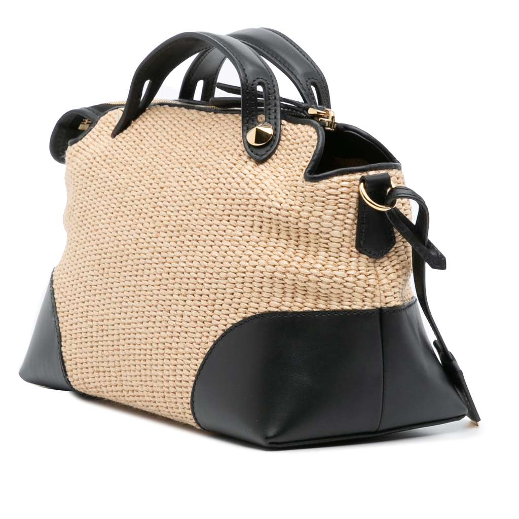 Fendi Medium Raffia By The Way Satchel - 2