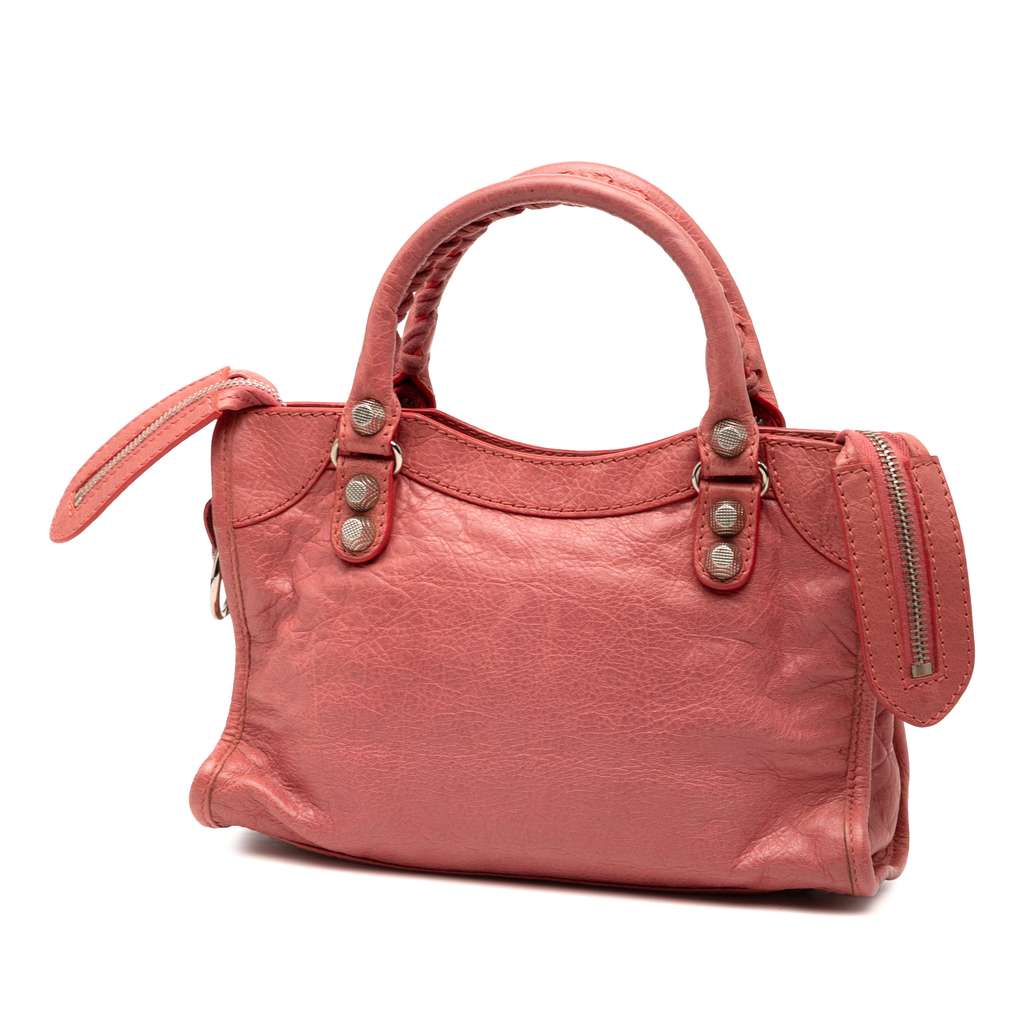 Balenciaga Mini Lambskin Motocross Giant 21 City Satchel - 2