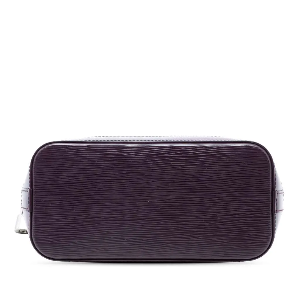 Louis Vuitton Epi Lockit Vertical Purple Leather Good - Inside View