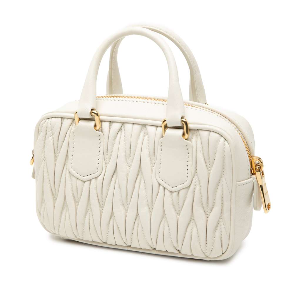 Miu Miu Mini Matelasse Nappa Arcadie Satchel - 2