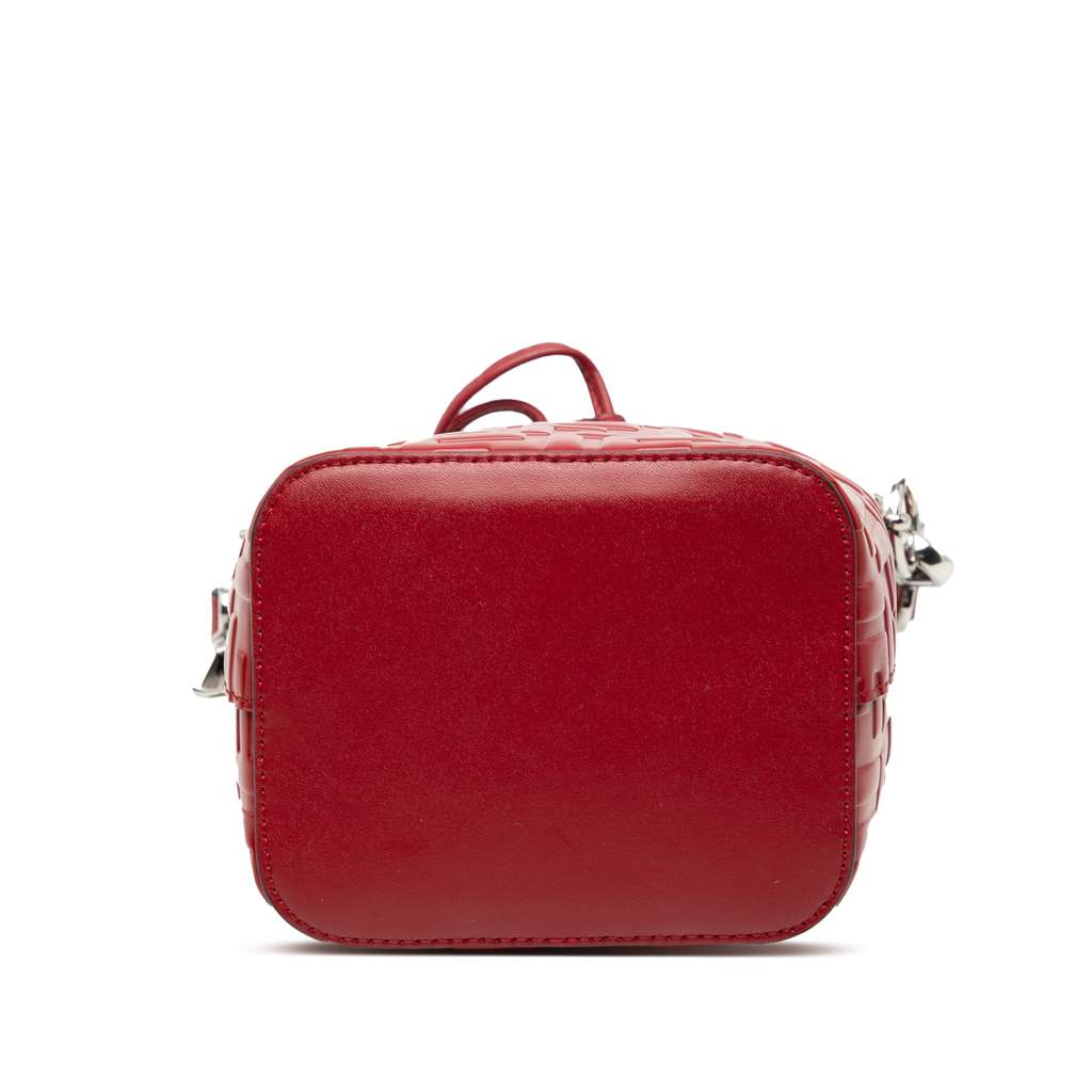 Fendi Mini Zucca Embossed Leather Mon Tresor Bucket Bag - 3