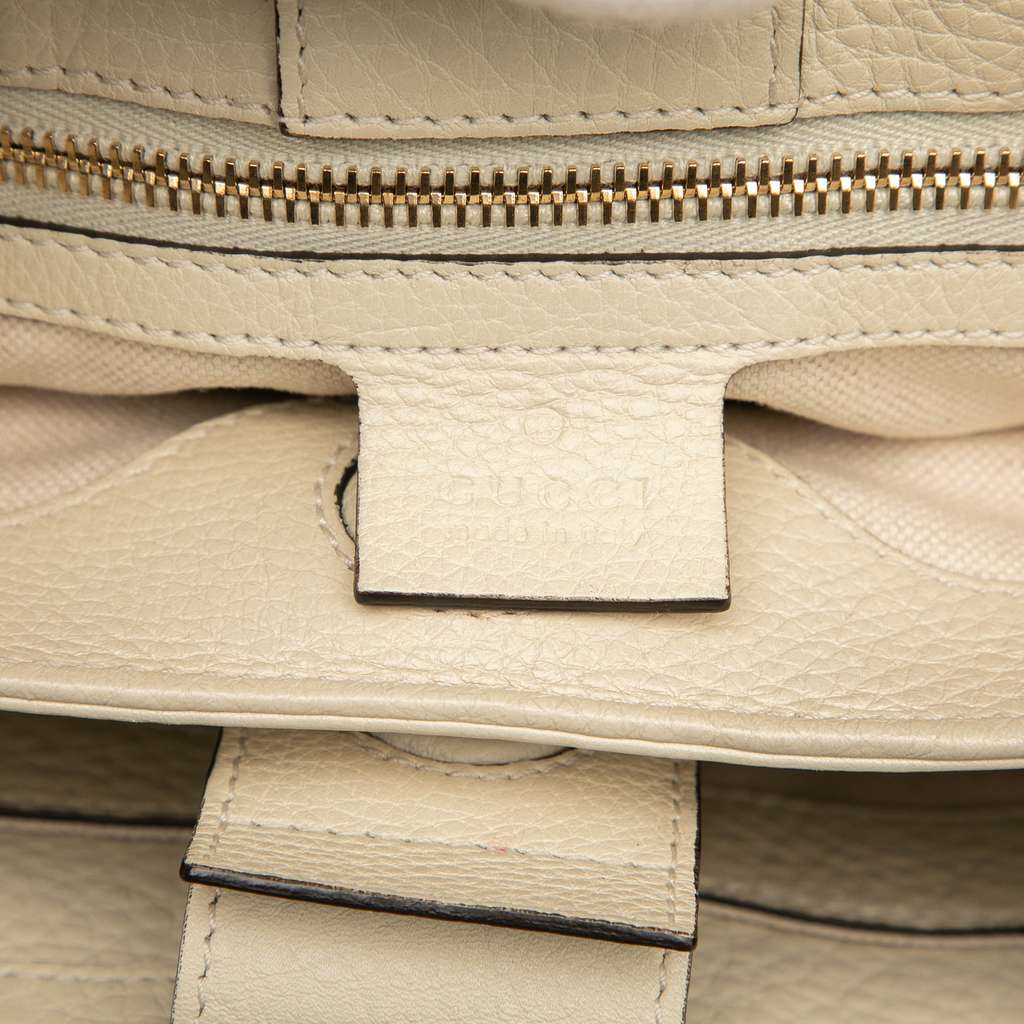 Gucci Small Calfskin Bamboo Shopper Satchel - 5